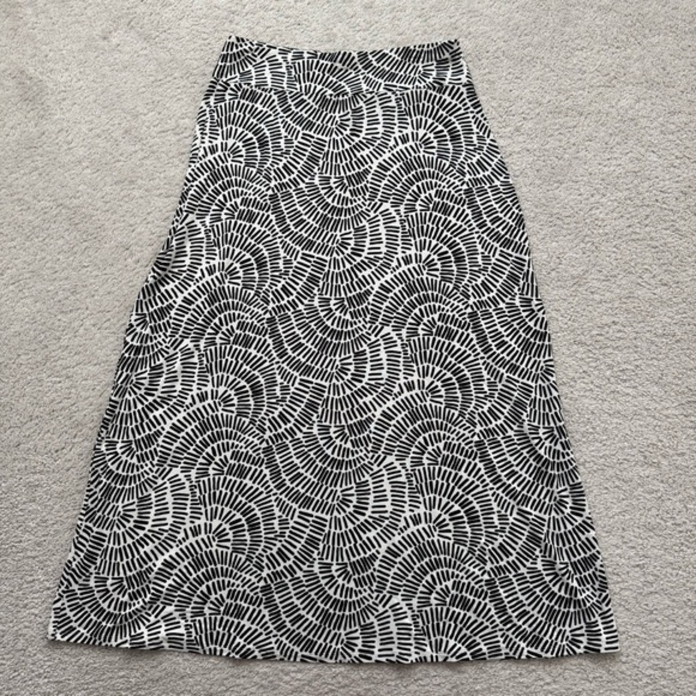 Talbots Monochrome A-Line Skirt Sz Mp